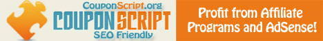 Coupon Script. Affiliate Program Profit